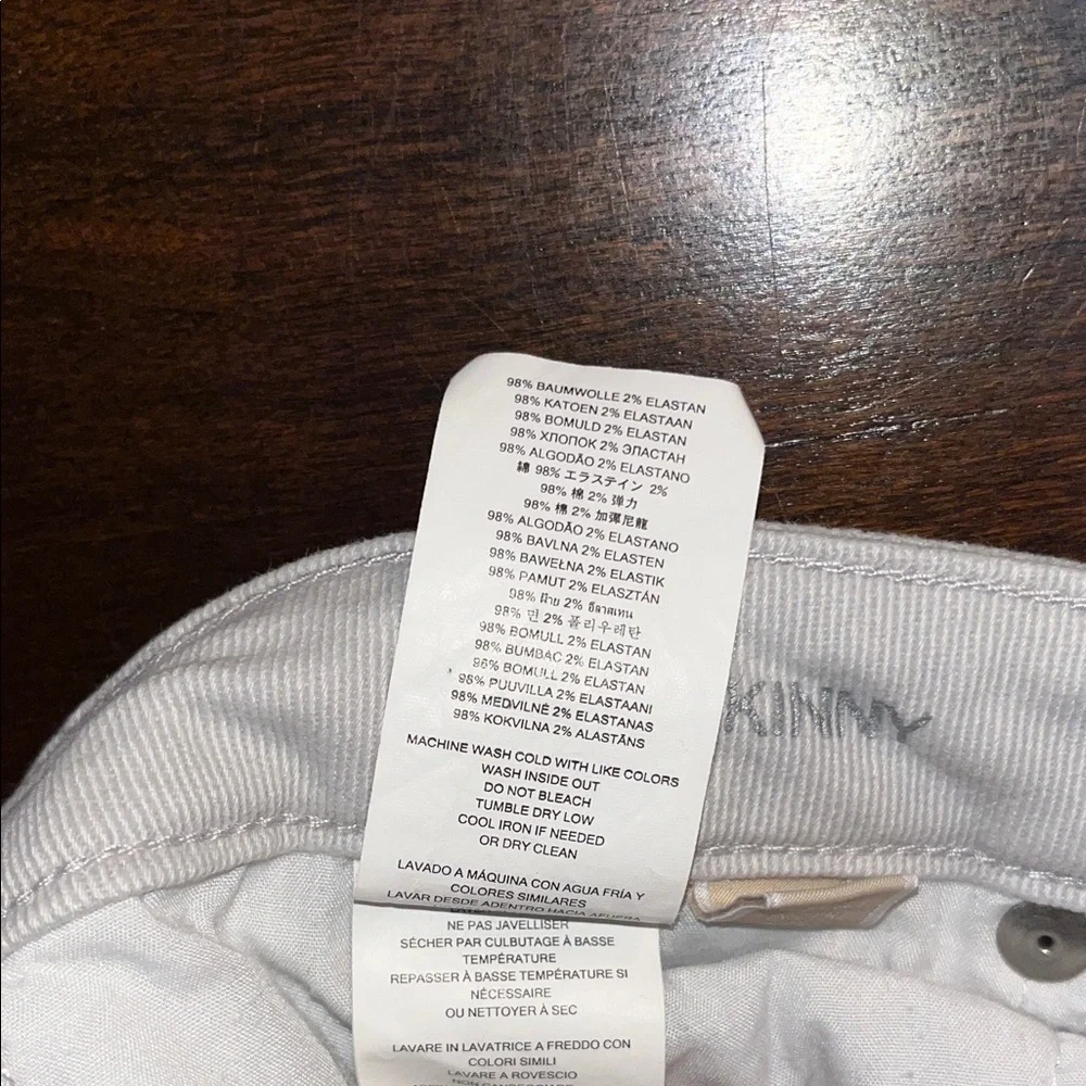 Michael Kors Light Gray Skinny Jeans Size 10